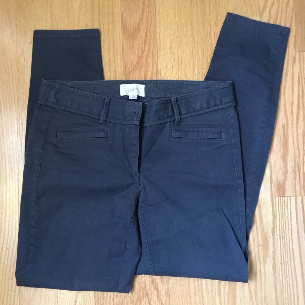 LOFT Chino Pants in Steel Blue